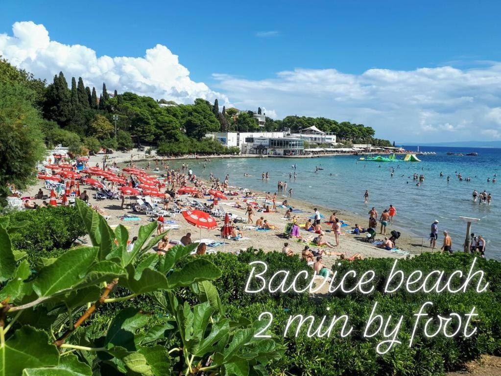 Mini Palais - Beachfront, 5 Min Center, Terrace Split Exterior photo